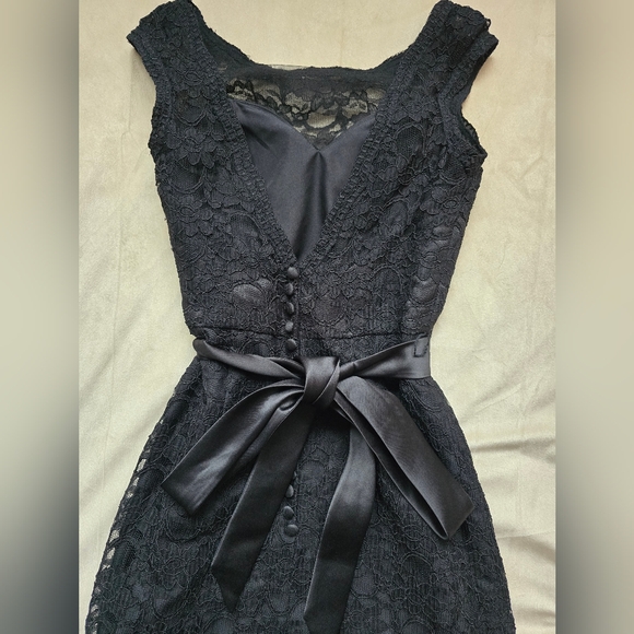 Morilee By Madeline Gardner Dresses & Skirts - Morilee By Madeline Gardner Black Sleeveless Lace Formal Dress Small Flaw 6